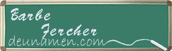 Barbe Fercher Visitenkarte